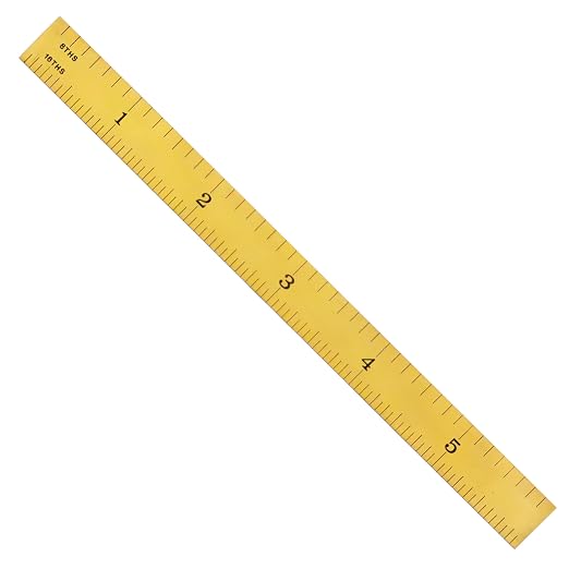 PEC Tools 6&12-Inch Titanium Nitride Coated Machinist Ruler Set, 4R - Image 2