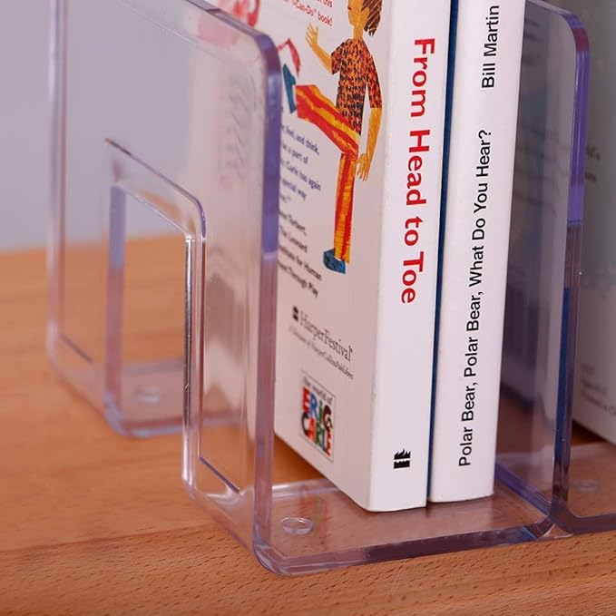 LUGUNU Clear Acrylic Purse Organizer - 4-Section Divider for Handbag Closet Storage - Durable Rack for Purses, Clutches More (Set of 4)-DeskLoop Office