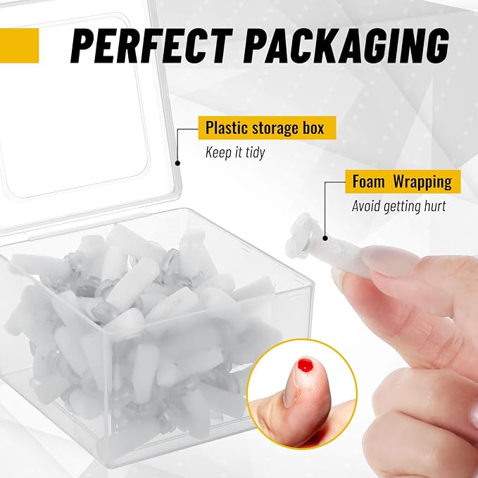 Outus 20 Sets Magnetic Push Pin Magnet Thumb Tack Poster Hanger Thumb Tacks - Image 4
