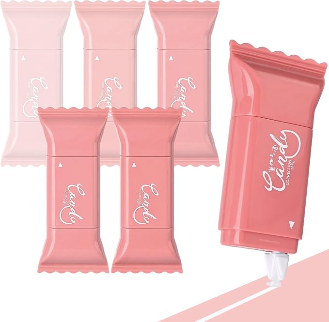 Temiary 6 Pcs Cute White Correction Tapes by Temiary
