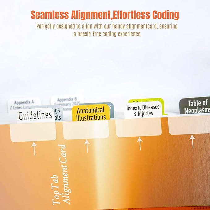 Index Tabs for ICD-10-CM 2025 Expert (AAPC Version) - Navigate with Precision in Your Code Book-DeskLoop Office