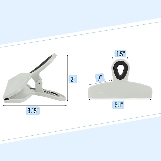 Mr. Pen- Magnetic Bag Clips, 4 Pack, Durable Plastic - Image 3
