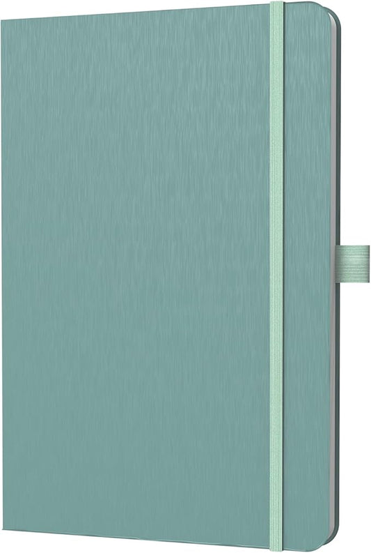 A5 Lined Journal Notebook, 7mm College Ruled Notepad, Journaling for Writing, Work, School, Travel and Note Taking, Hardcover 160 Pages (80 Sheets) 5.79 x 8.3 inches (Midnight Green)-DeskLoop Office
