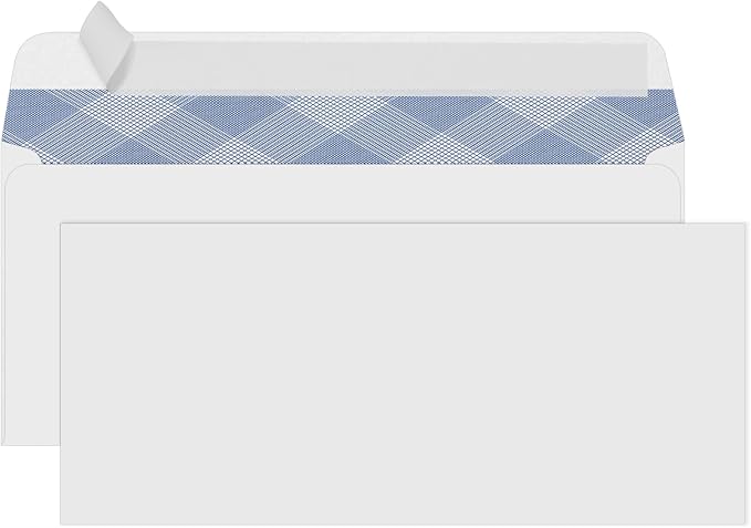 #10 Security Self-Seal Envelopes, PANDRI Windowless Business Mailing Envelopes by PANDRI
