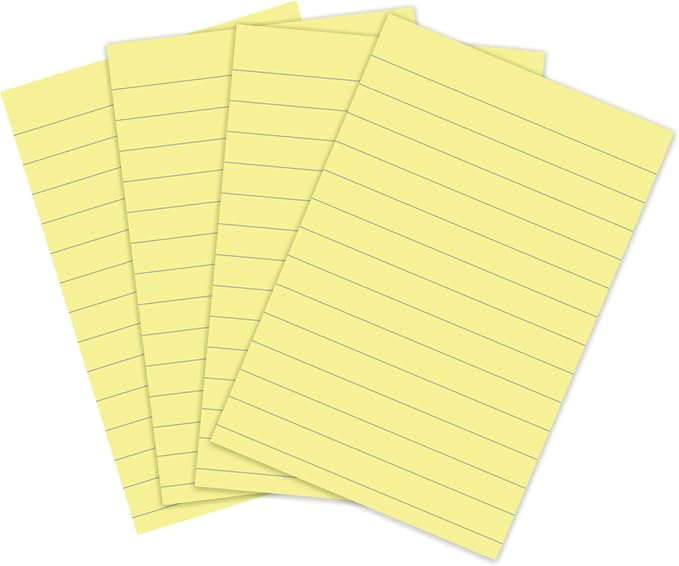 Post-it 100% Lined Recycled Super Sticky Notes, 4 x 6 in, 4 Pads | School - Image 11