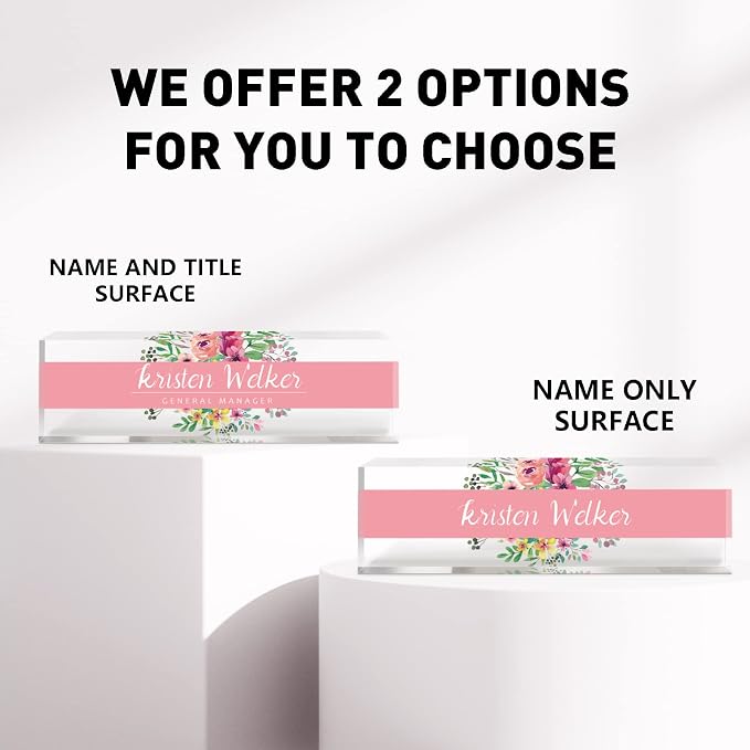 Desk Name Plate Personalized, Custom Name Plates - Image 3