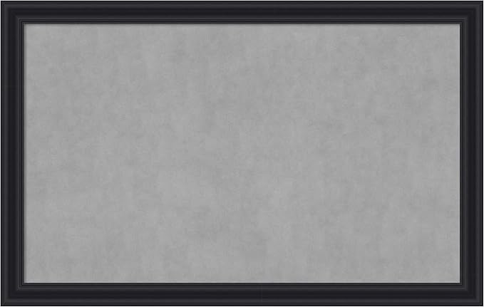 Amanti Art Black Framed Magnetic Board 28x44 Large Vision Board by AmantiArt