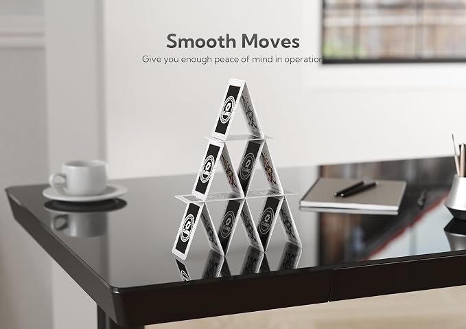 Claiks Glass Standing Desk - Image 9