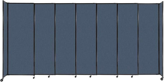 Versare Straightwall Sliding Portable Wall Partition | Freestanding Office by VERSARE