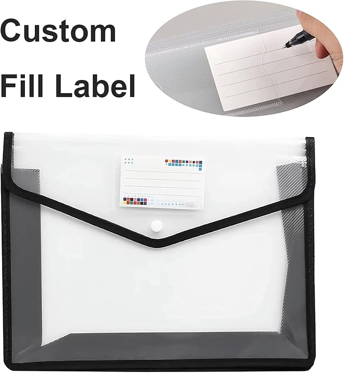 YoeeJob Plastic File Folders Legal Size Expandable Document Folder - Image 4
