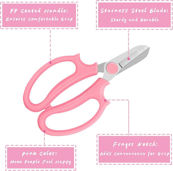 3 Pcs Garden Scissors Floral Shears, Professional Floral Scissors - Image 3