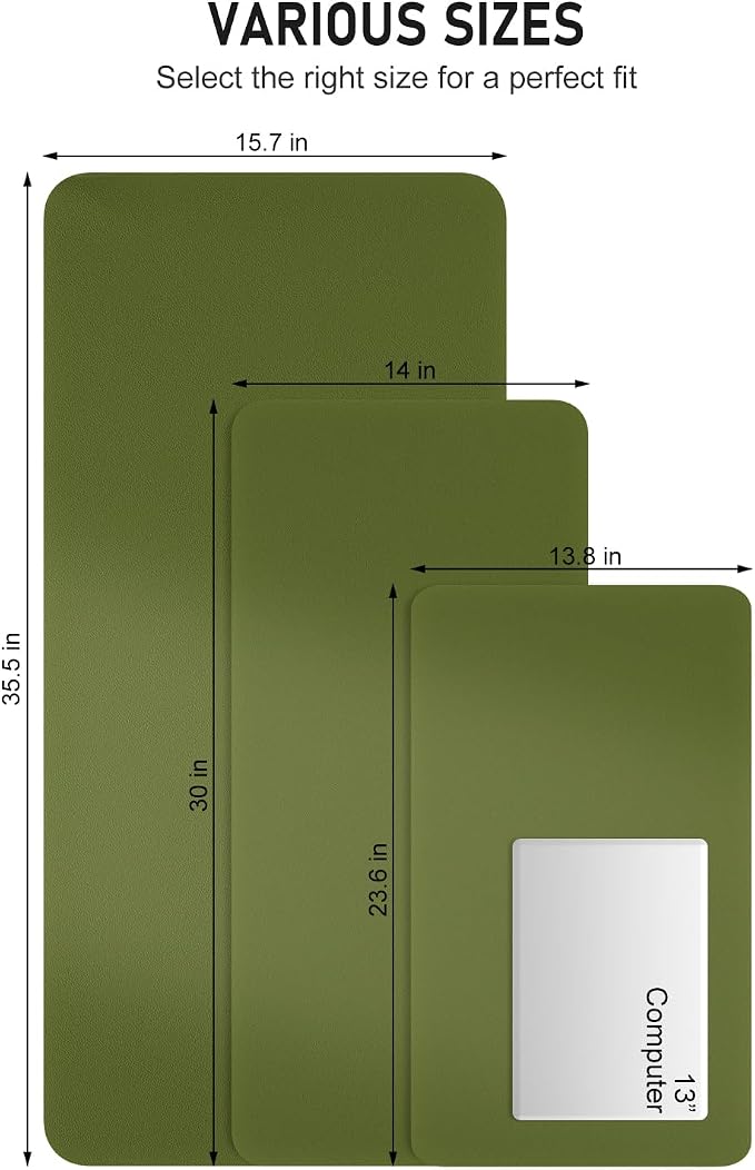 Desk Pad, Waterproof Laptop Computer Writing Mat - Image 6