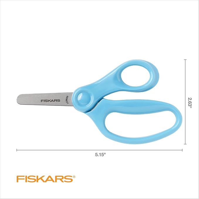 Fiskars 5" Blunt-Tip Scissors for Kids Ages 4-7 - Image 6