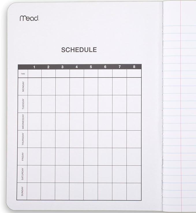 Mead Composition Notebook, College Ruled 7.5" x 9.75" Paper, 100 Sheets - Image 2