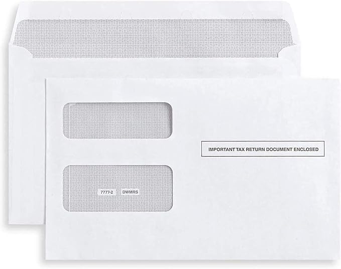 50 1099 Tax Envelopes Self-Seal Designed by Dutymark