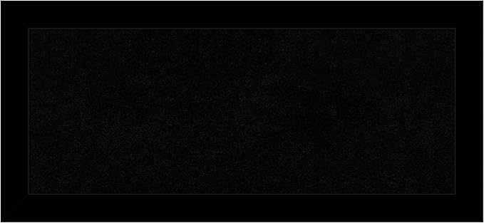 Amanti Art Black Cork Board for Wall, 15x33 Vision Board with Black Wood Frame, Medium Corkboard Office Decor for Home Organization, Modern Corkboard Pinboard to Display Items for Home Organization-DeskLoop Office