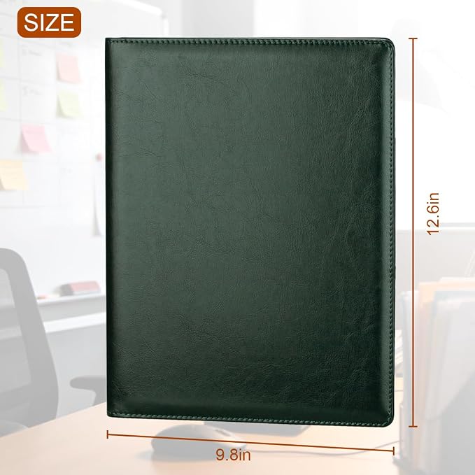 Padfolio Portfolio Binder, Faux Leather Folder, Resume Interview Legal Document - Image 4