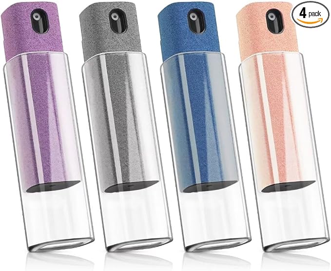 4 Pack Screen Cleaner 3-in-1 Touchscreen Mist Cleaner Spray and Microfiber by VZZNN