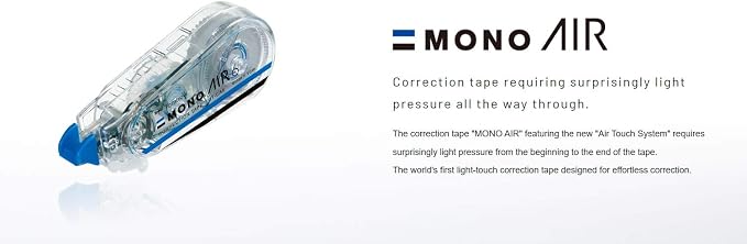Tombow CT-CA6C80 Correction Tape Mono Air 6C80 Pink Correction Tape - Image 2