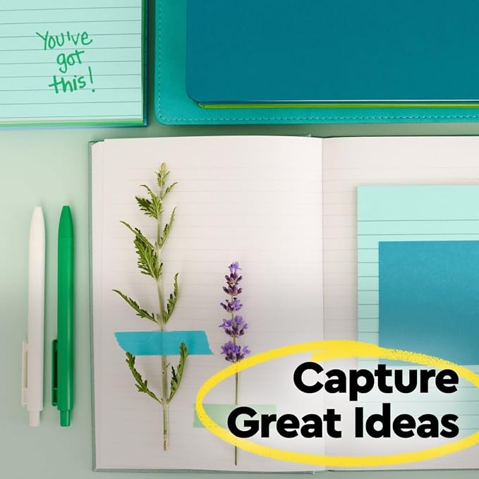 Post-it Super Sticky 100% Recycled Pop-up Notes, Oasis Collection, 3 in. x 3 in. - Image 5