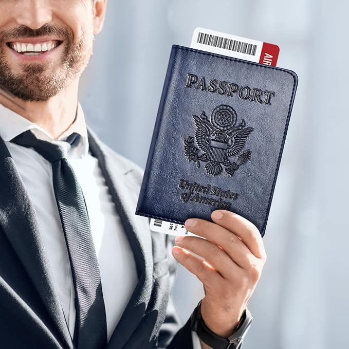 Passport and Vaccine Card Holder Combo, Passport Holder - Image 6
