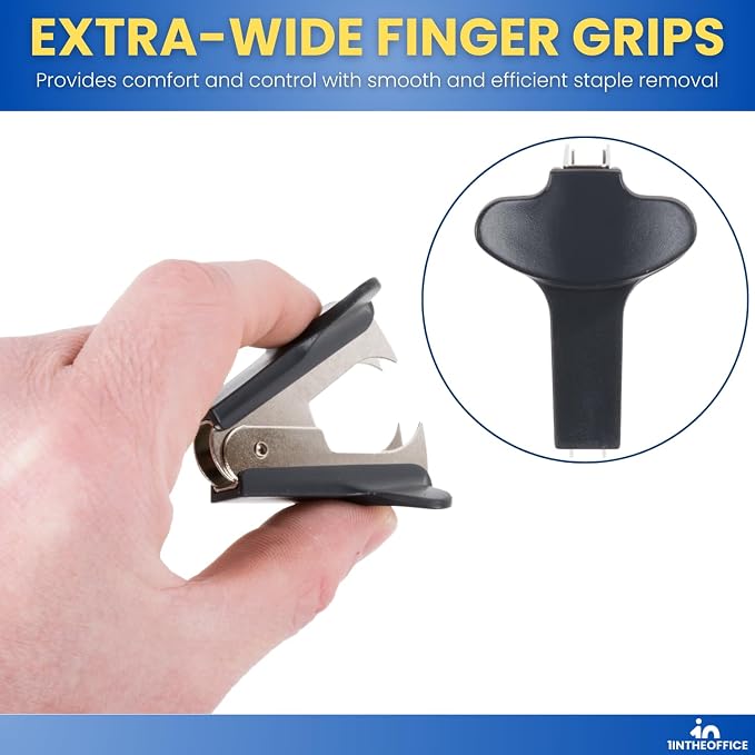 1InTheOffice Claw Staple Remover, 3 Pack " - Image 4