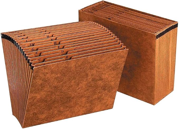 Staples Letha‑Tone Expanding File, A–Z Alphabetical Index, 21‑Pocket Organizer by Staples