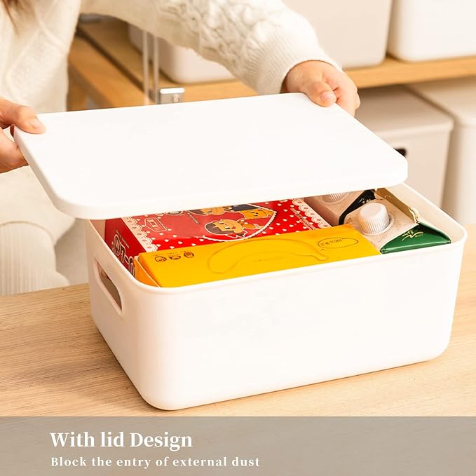 Yishyfier Plastic Storage Baskets Bins Boxes - Image 3