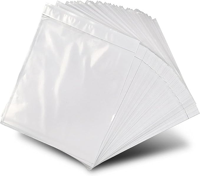 100 Pcs-4.5x5.5In Shipping Envelopes, Packing List Mailing Envelopes Clear by MBLABEL