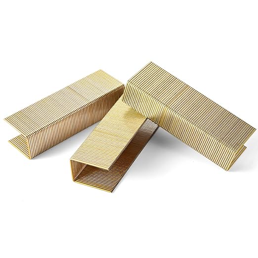 meite 16 Gauge 1-Inch Wide Crown Staples 2'' Leg, Galvanized P-Type Heavy Duty by meite