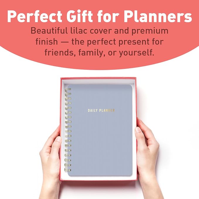 Sweetzer & Orange Daily Planner Notebook – Undated Two-Page Daily Layout - Image 7