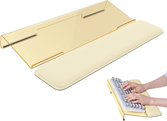 Laborio Computer Keyboard Wrist Rest, Keyboard Riser Stand by Laborio