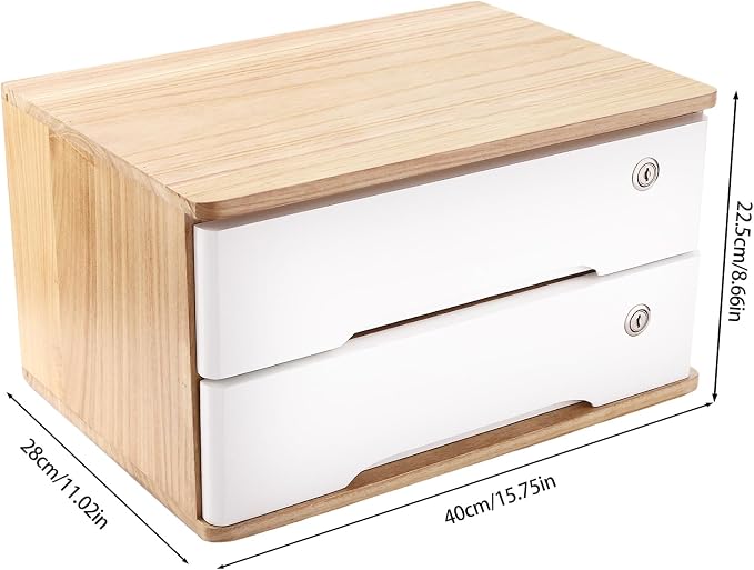 Wooden Desktop Storage Box - Image 3