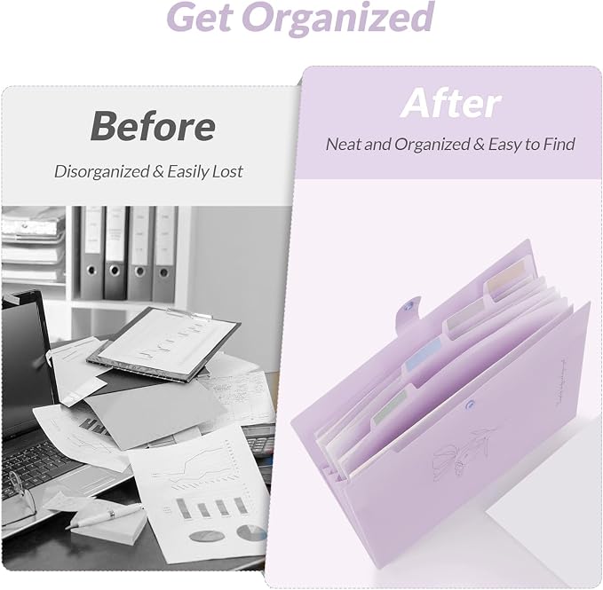 SKYDUE Expanding File Organizer - Image 7