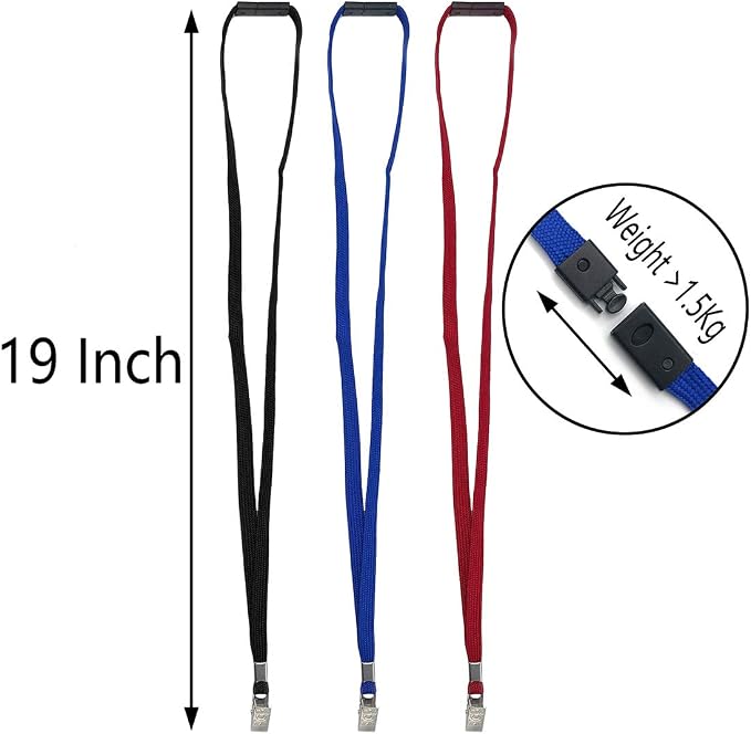 Bird Fiy Lanyards Breakaway Bulk Red Lanyards Neck Flat Safety Badge Lanyard - Image 2