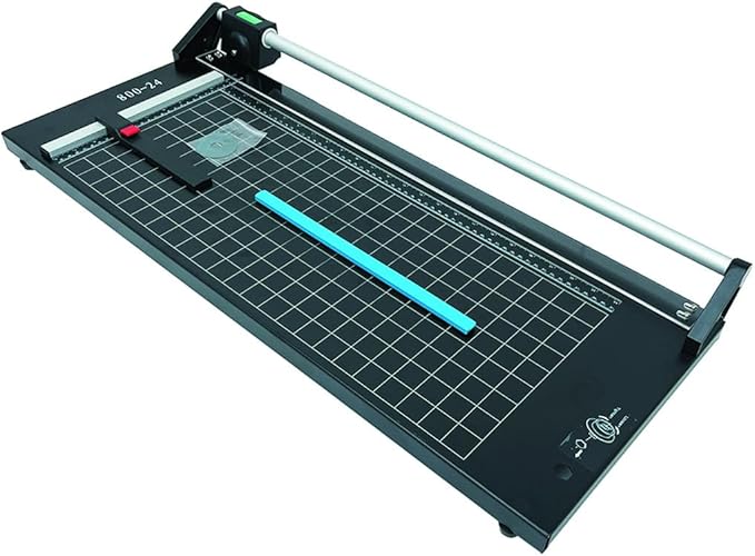 INTBUYING 24 Inch Commercial Manual Precision Rotary Paper Trimmer Smart Rotary Paper Cutter for Cutting Various Types of Photo Paper, Film, hot and Cold Laminating Paper, Office Paper, etc-DeskLoop Office