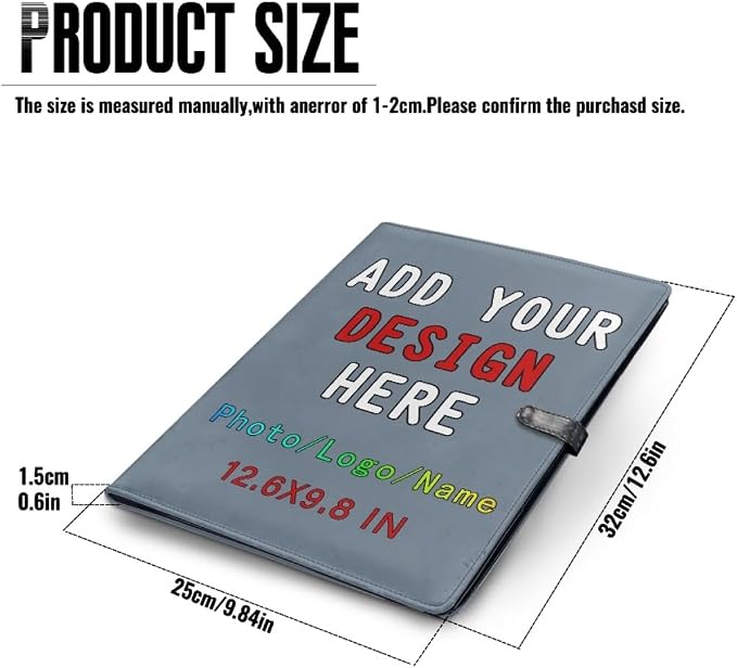 Professional Padfolio with Clipboard, Business Resume Portfolio Folder - Image 4