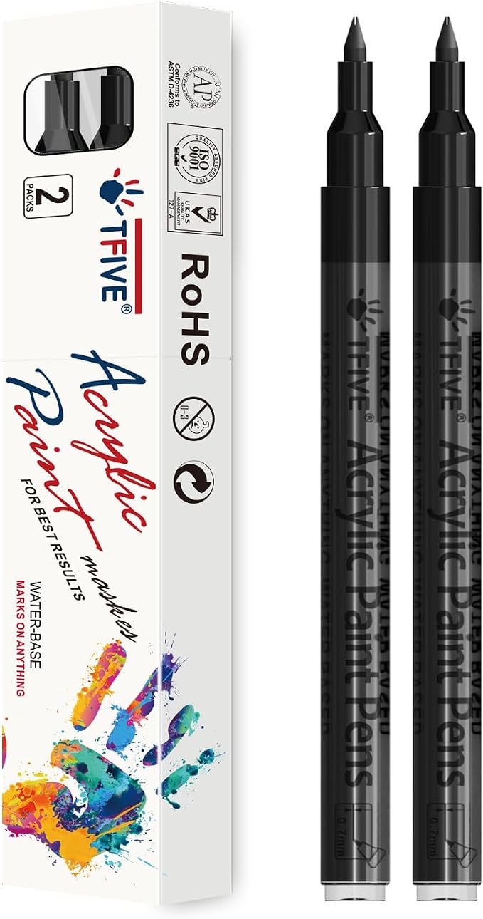 TFIVE Black Paint Marker Paint Pens by TFIVE%C2%AE