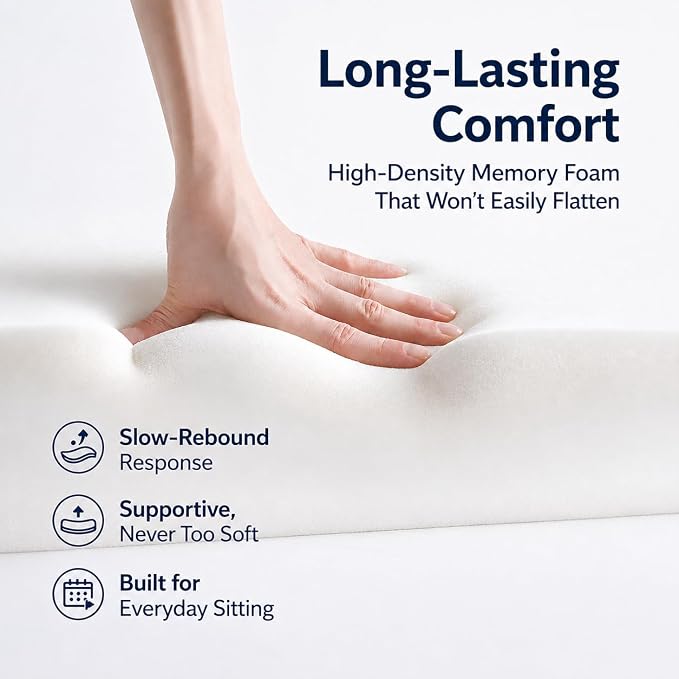 X Large Memory Foam Seat Cushion - Image 6