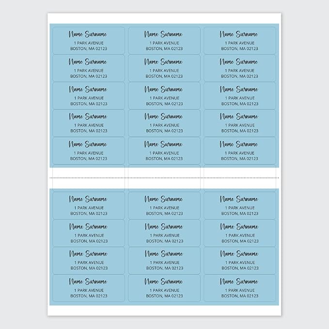 Dotty about Paper Personalized Sky Blue Colorblock - Image 3