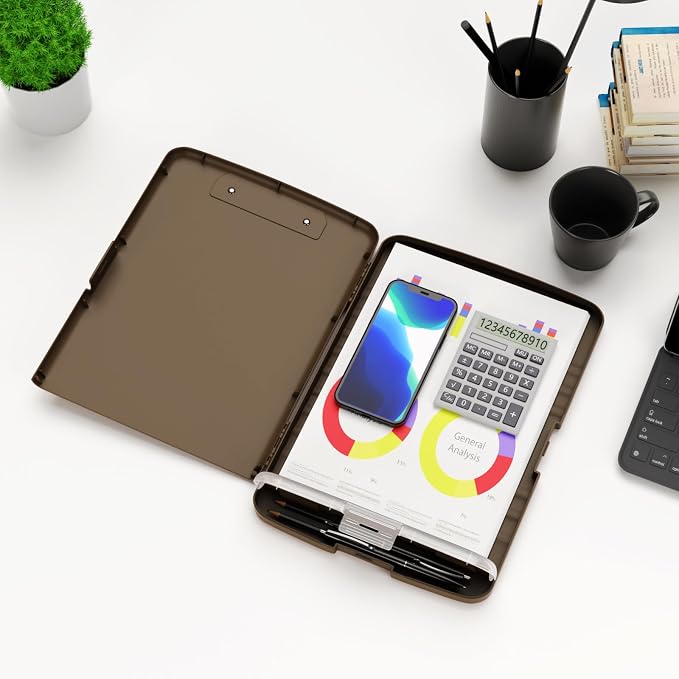 Hongri Clipboard with Storage with Pen Holder, Folder Nursing Clip Board 8.5 x - Image 6