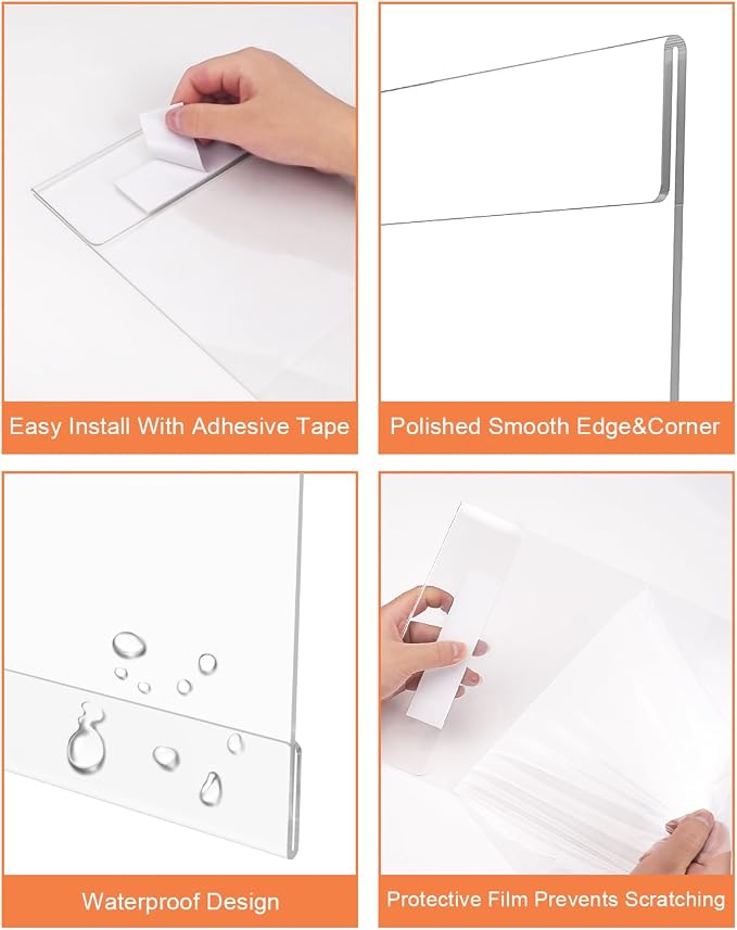 Dynta 12 Pack Acrylic Sign Holder 8.5 x 11 - Image 3