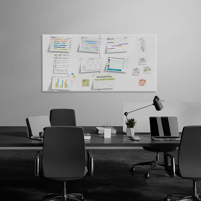 MaxGear Extra Large Bulletin Board 72" x 48", Pin Vision Board DIY Office & - Image 8