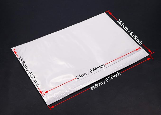 Tupalizy Clear Shipping Mailing Label Envelopes Pouches Top Loading Packing - Image 7