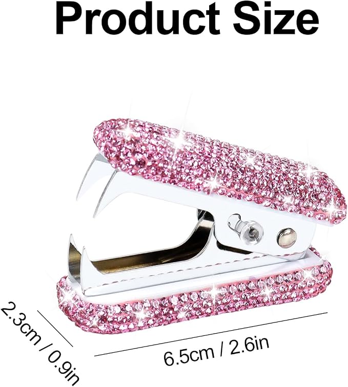 Multibey Rhinestone Staple Remover, Handmade Bling Crystal Cute Remover Tool - Image 7