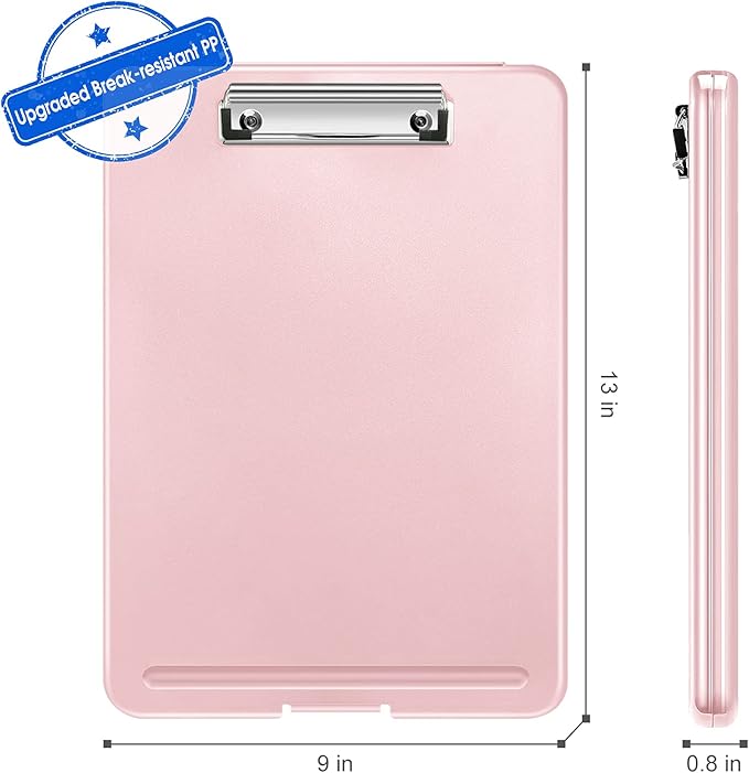 SITHON Nursing Clipboard with Storage, Heavy Duty Portable Writing Clipboard - Image 2