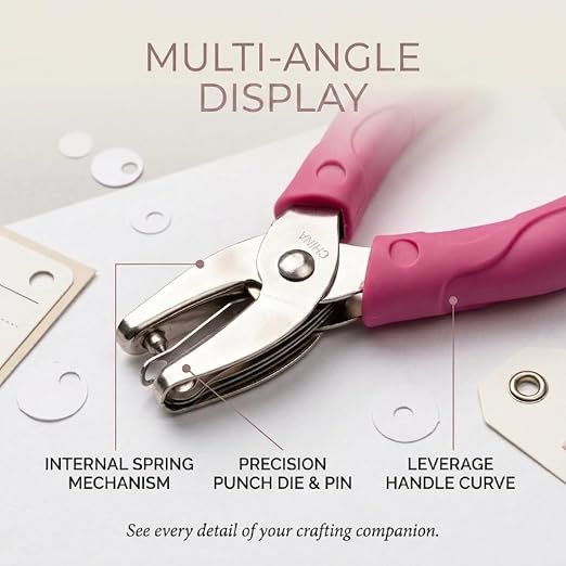 Round Single Hole Punch 1/4” Paper Hole Puncher - Image 4
