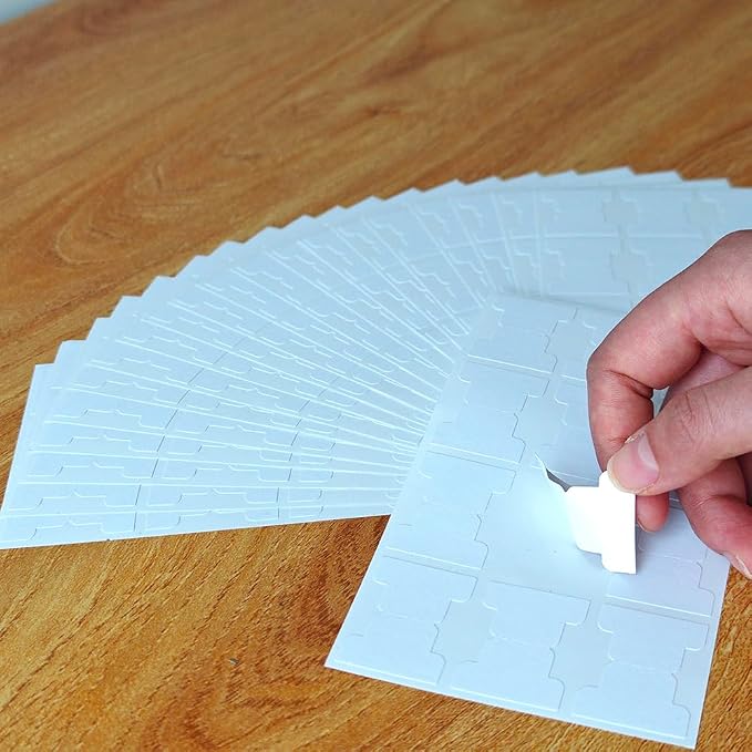420 PCS White Writable Index Tabs, 35 Sheets Smudge-Free Thickened Paper Tape - Image 3
