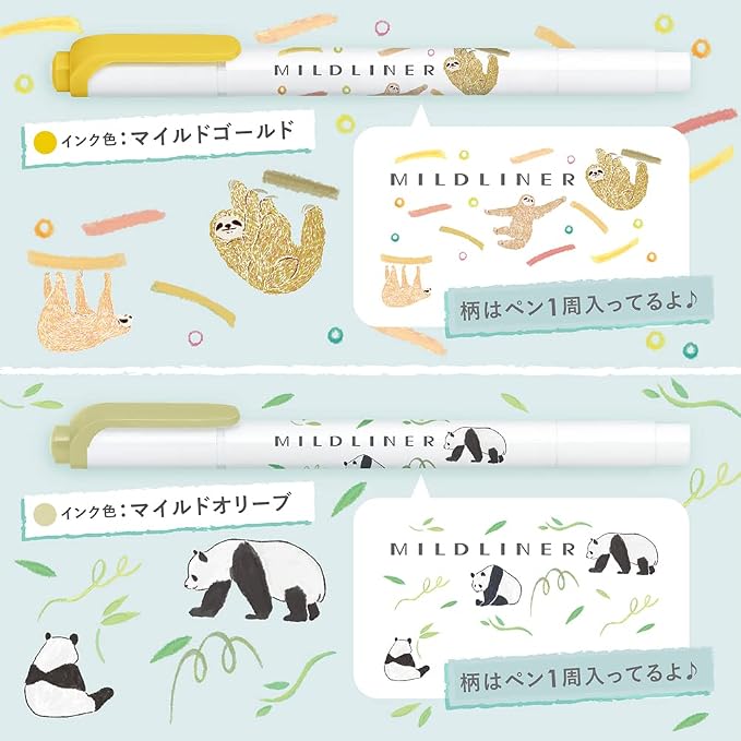 Zebra Mildliner WKT7-AS-5C-B Highlighter - Image 4