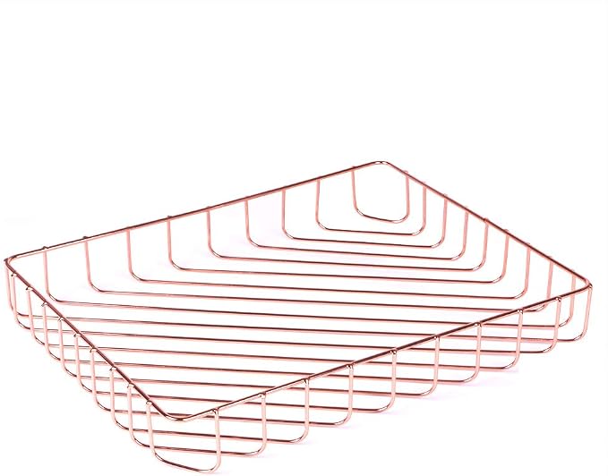 Rose Gold File Organizer for Desk Letter Size Desk Paper Organizer Trays Large by Fvstar